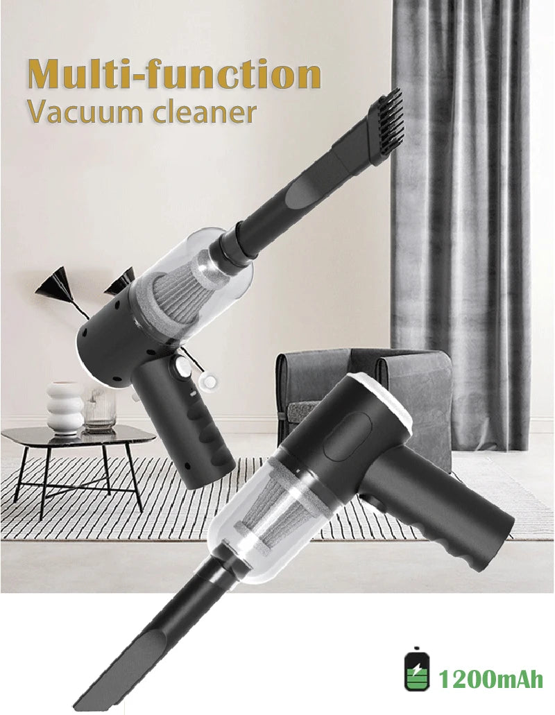 Aspirateur Portable Ultra-Puissant 9000PA – 1200Ah - Compact, Léger, Imparable !

Utilisation intérieur (Canapé, tapis d’intérieur, table à manger, poils d’animaux etc.), utilisation extérieur ( Intérieur de voiture, Tapis d’extérieur etc.)