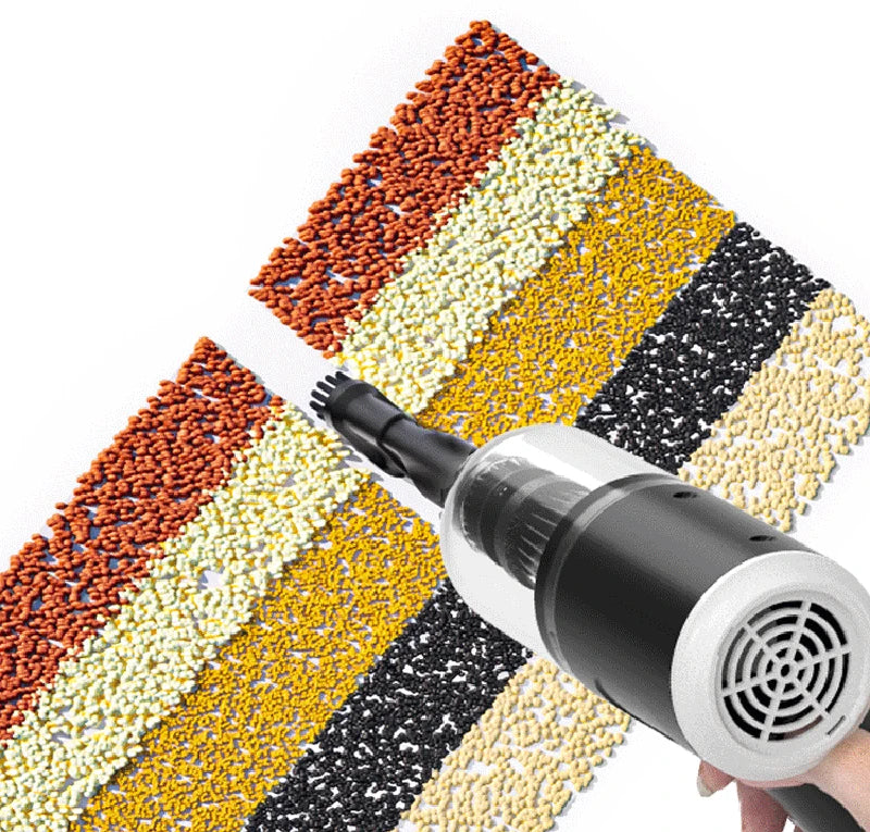 Aspirateur Portable Ultra-Puissant 9000PA – 1200Ah - Compact, Léger, Imparable !

Utilisation intérieur (Canapé, tapis d’intérieur, table à manger, poils d’animaux etc.), utilisation extérieur ( Intérieur de voiture, Tapis d’extérieur etc.)