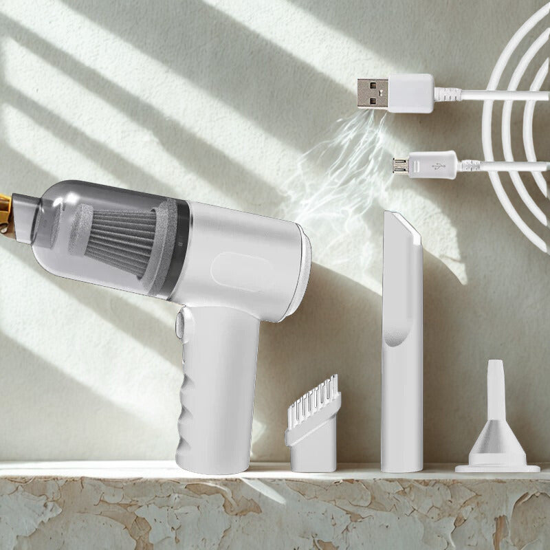 Aspirateur Portable Ultra-Puissant 9000PA – 1200Ah - Compact, Léger, Imparable !

Utilisation intérieur (Canapé, tapis d’intérieur, table à manger, poils d’animaux etc.), utilisation extérieur ( Intérieur de voiture, Tapis d’extérieur etc.)